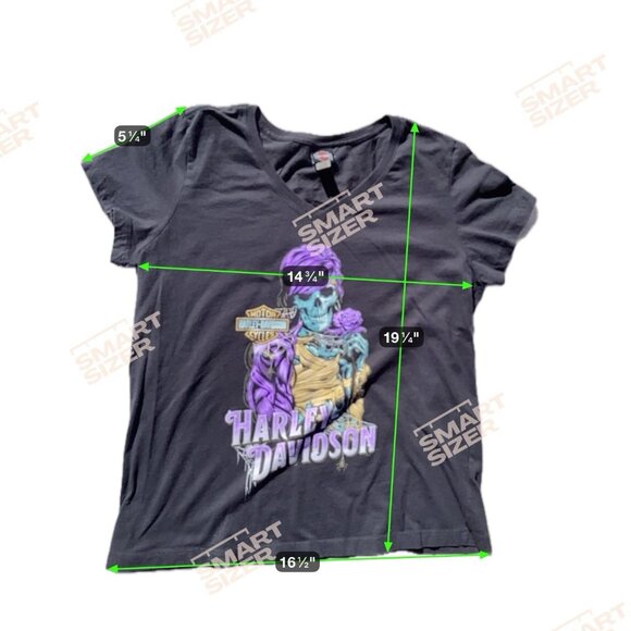 Harley Davidson Thunder Mountain Loveland Colorado Black Shirt Women’s XL - Picture 5 of 5